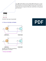 1. Giới thiệu về Mosfet: M O S F E T