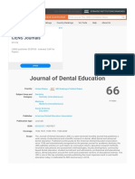 Journal of Dental Education