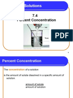 7.4 Percent Concentration: Chapter 7 Solutions