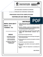 Processo Seletivo Simplificado Vestibular EAD UEMA 2017