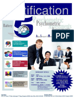 Certification in Battery of 5 Psychometric Assessments Brochure