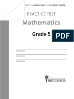 Mathematics: Practice Test