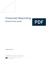 Financial Reporting: External User Guide