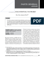 PUPPE INGEBORG. Sobre El Dolo Eventual y PDF
