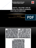 Scaffold PCL - Gelatina - Oxid de Grafena