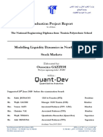 Graduation Project Report: Modelling Liquidity Dynamics in North America's Stock Markets