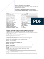 Evidencia Personal Information Worksheet