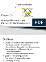 Chapter 3b Nonequilibrium Excess Carriers in Semiconductors