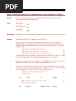 Shear and Moment Diagrams of A Cantilever Beam Using Singularity Functions