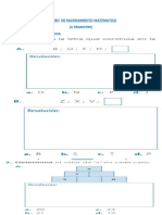 Examen de Razonamiento Matematico