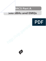 MRCS Part A-500 SBAs and EMQs Pradip PDF