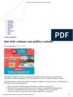 Qué Debe Contener Una Política Contable - Gerencie - Com - PDF