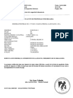 Certificacion de Propiedad Inmobiliaria