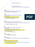 2010 YW - YM Stake Calendar Requests