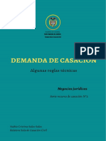 Demanda de Casación Negocios Jurídicos 1 PDF