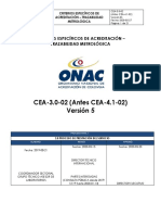 Cea-3 0-02 Trazabilidad Metrológica V5 1 PDF