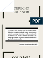 Derecho Aduanero