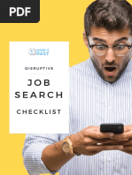 Disruptive Job Search Checklist