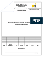 X8 Electrical Instrument Telecommmucation Construction Procedure