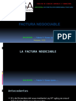 33 La Factura Negociable of