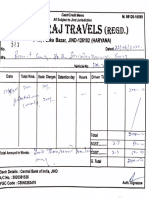 Travel Bills - Puneet Garg