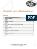 Bib Evaluation Politiques Publiques SF