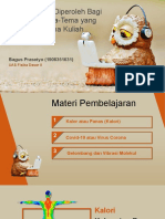 UAS FISDAS II - Manfaat Pembelajaran dari Tema-tema Kuliah