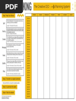 The Creative CEO Planning System: Step 1: Map Your Blocks