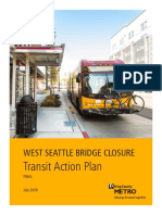 Metro West Seattle Bridge Action Plan
