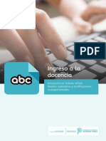 Instructivo Ingreso a la Docencia - Nuevos aspirantes y rectificaciones