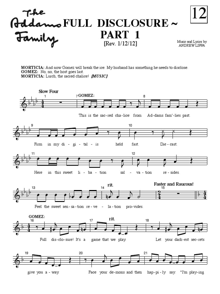 Full Disclosure Part 1 PDF