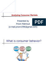 Presented by Priom Mahmud: Analyzing Consumer Markets