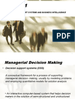 Decision Support Systems and Business Intelligence