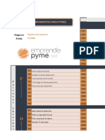 Plantilla Excel Plan Dafo - Foda