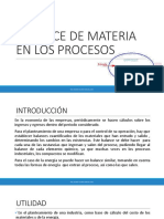 Balance de Materia en Los Procesos PDF
