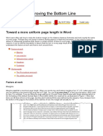 Improving The Bottom Line WORD TRICKS