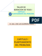 Formulación de problemas de investigación en tesis