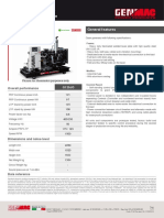 Gamma G125Jo: 50Hz@1500RPM 400/230V 3PH