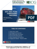 D2 - Sab - P01.11 - C - Lozada - MTC 2021 PLAN FERROVIARIO NACIONAL PDF