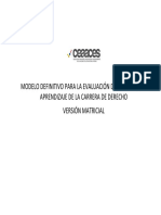 MODELO EVALUACIÓN DERECHO Matricial (Actualizado) PDF