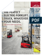 The Perfect Electric Forklift Truck, Whatever Your Needs