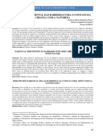 PERCEPÇÃO PARENTAL DAS BARREIRAS PARA O CONTATO DA