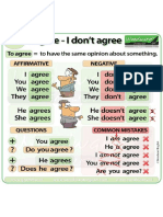 Agree Do Not Agree English