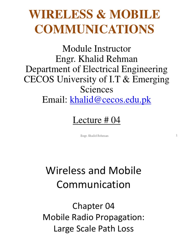 Mobile Radio Propagation Overview | PDF | Radio Propagation | Radio