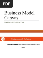 Business Model Canvas: Maria Saeed Khattak