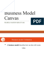 Business Model Canvas: Maria Saeed Khattak