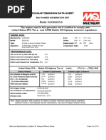 Cummins QSL9 DCA300SSCU2 - Emission - Data - 2013