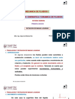 Mec. Fluidos I. 9na. Semana. 1ra. Sesión PDF