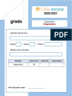 Examen Diagnostico 4°