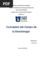 Conceptos Del Campo de La Deontología
